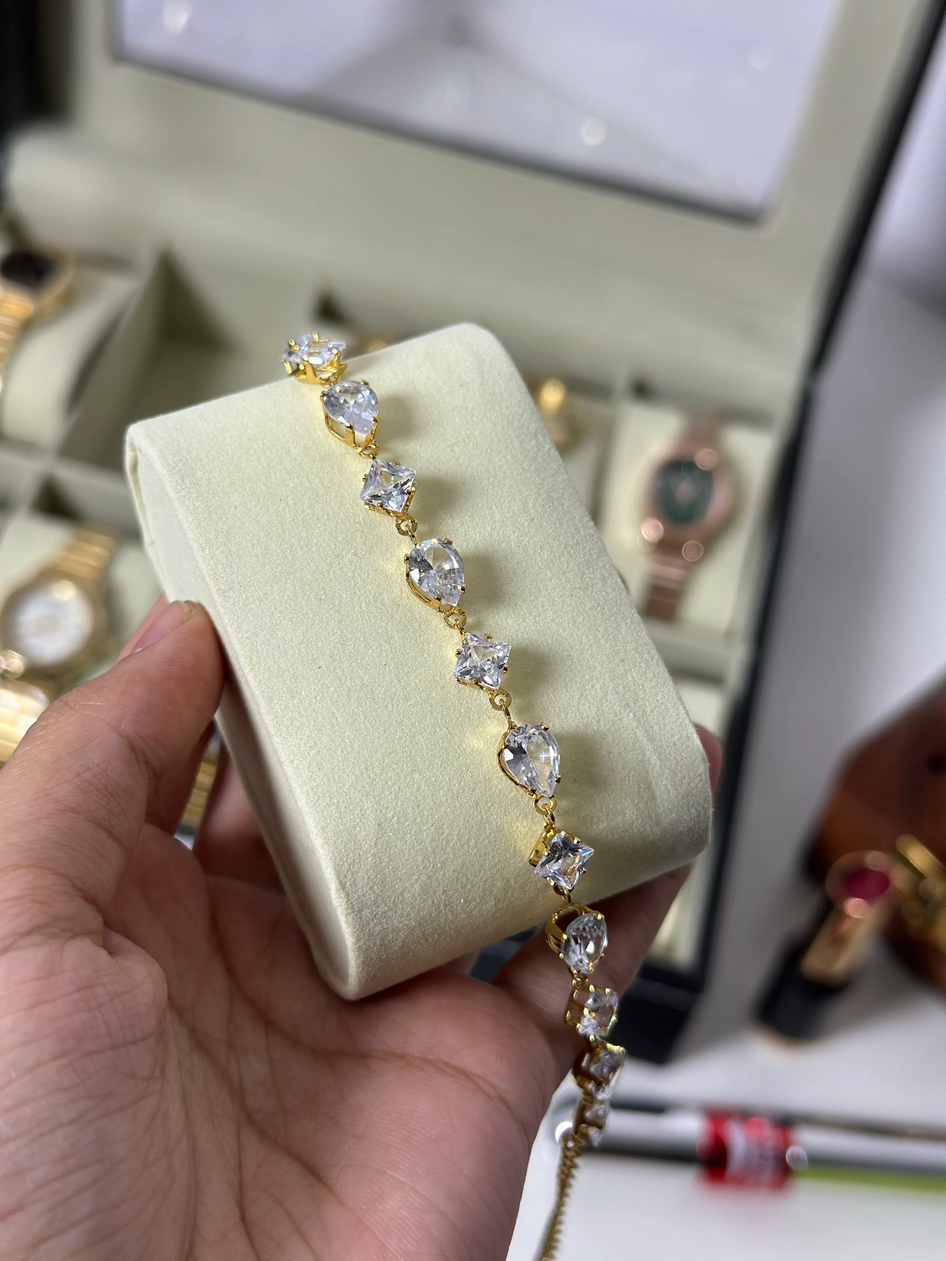 Anti tarnished diamond bracelet - Image 2