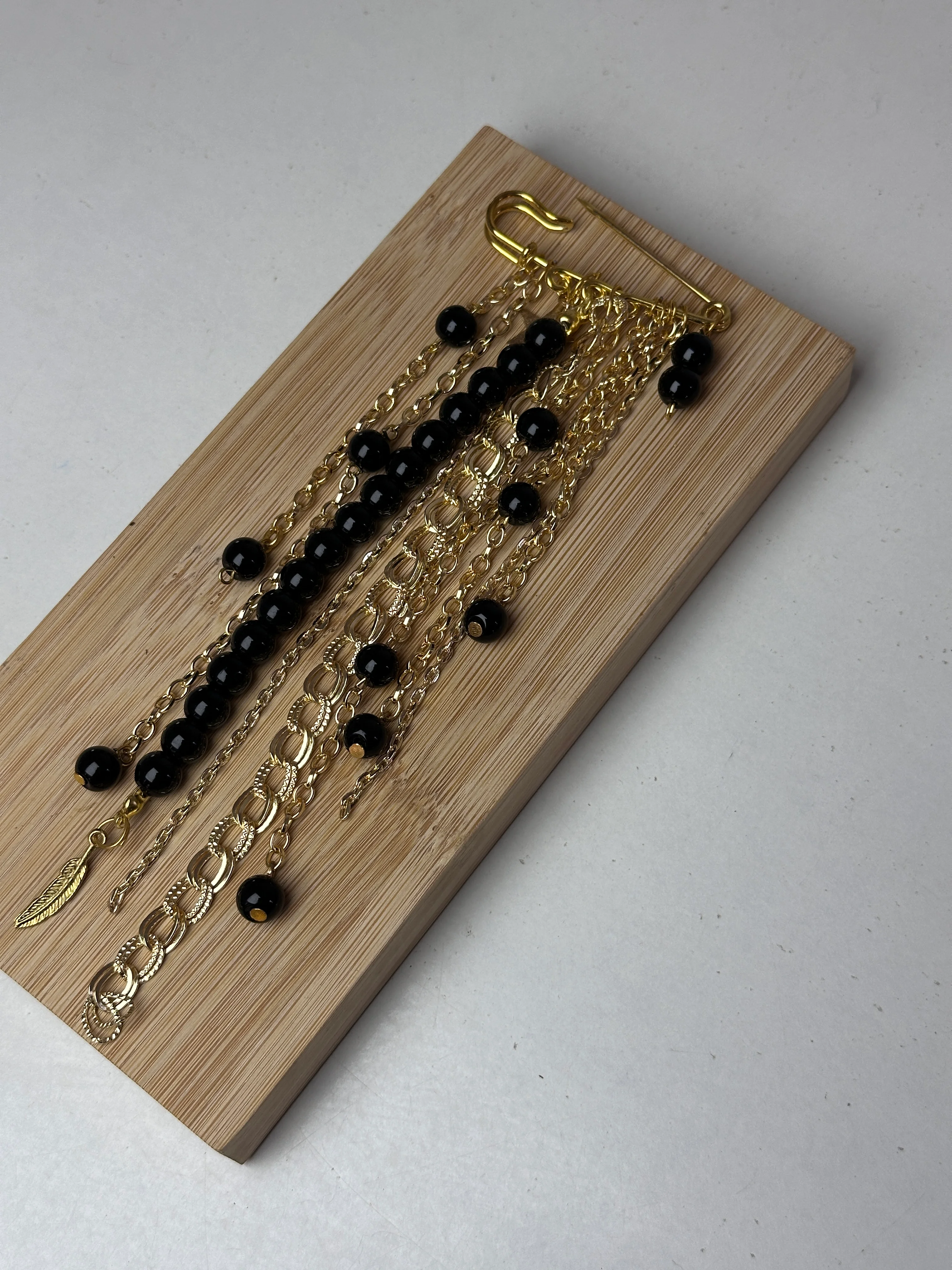 Black brooche