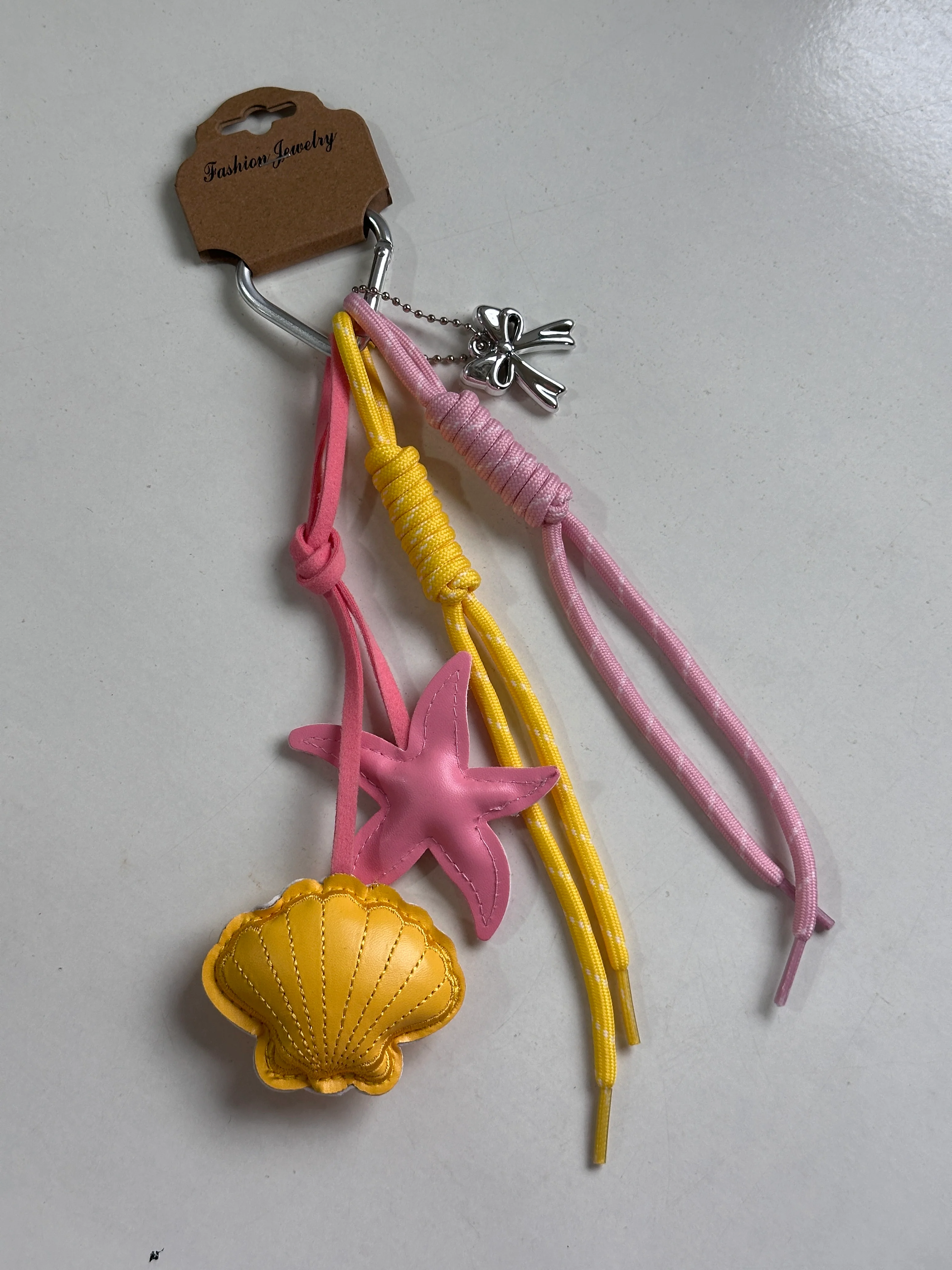 Jelly fish multiple bag charm/keychain