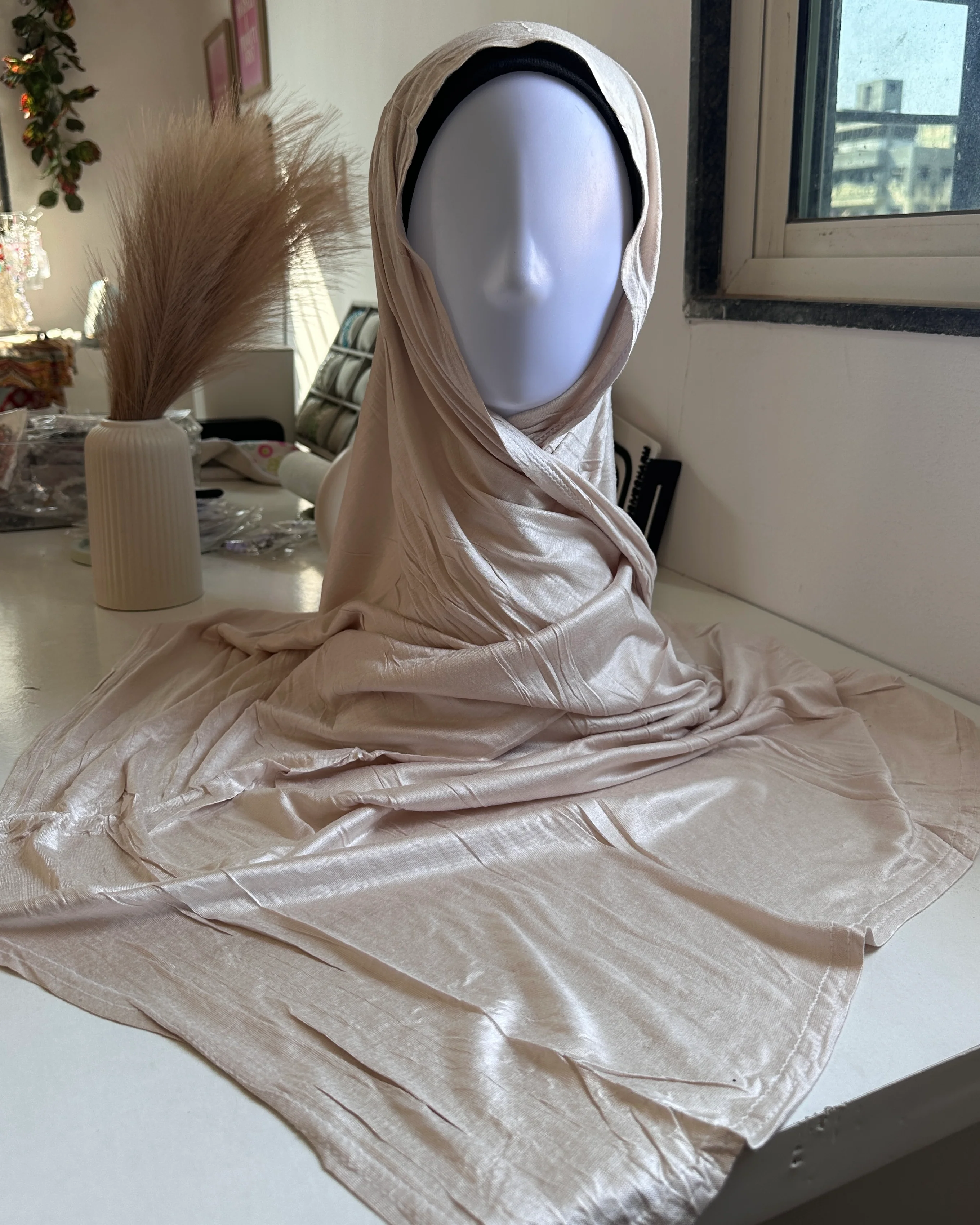 Jersey Hijab - Solid Soft Fabric - Image 12