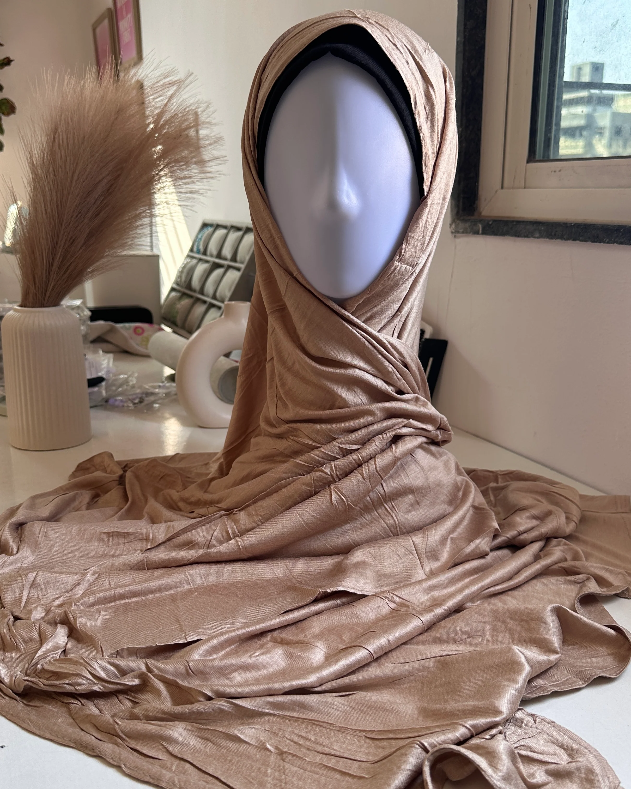 Jersey Hijab - Solid Soft Fabric - Image 14