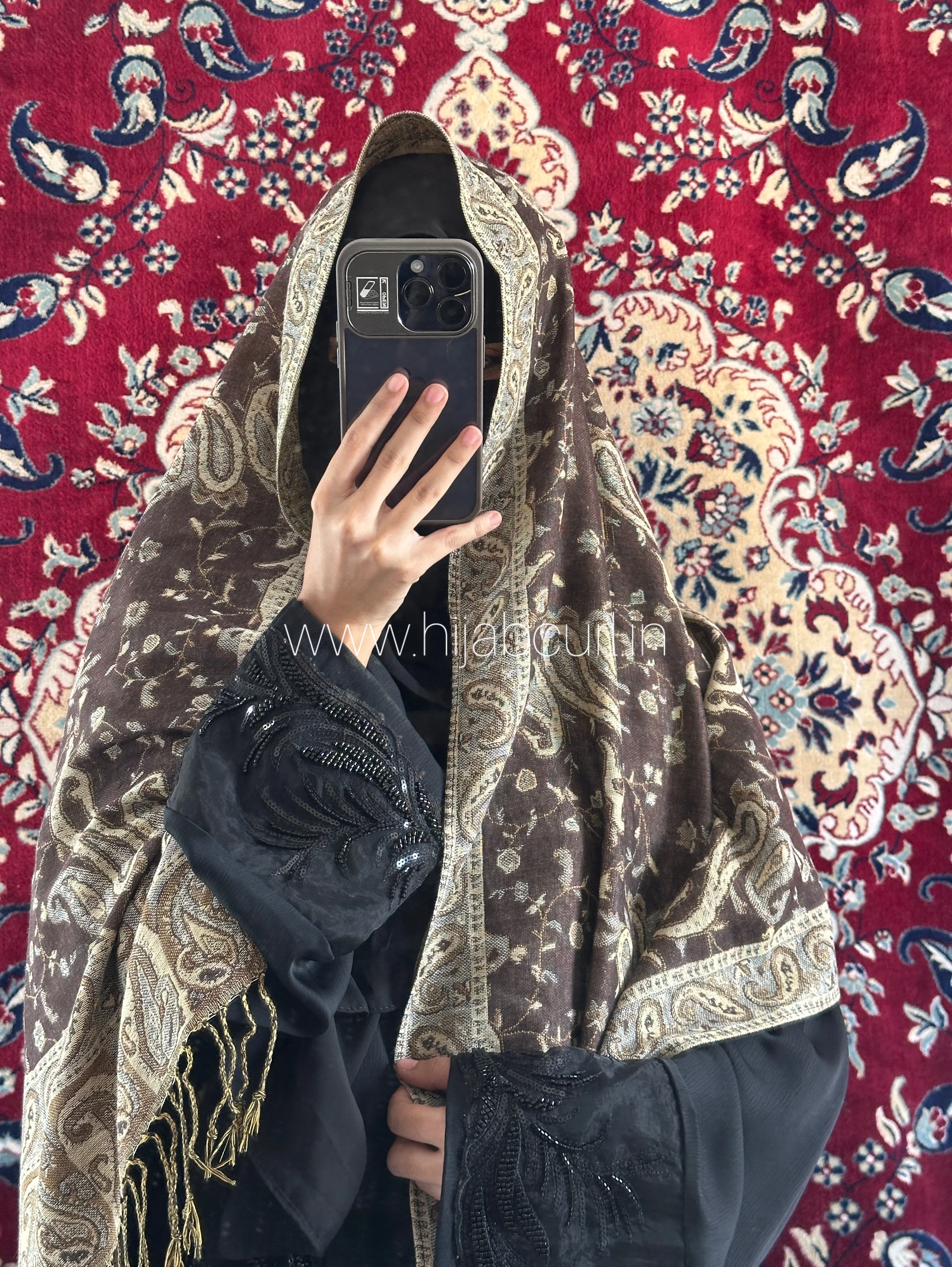 Luxury pashmina shawl - Image 3
