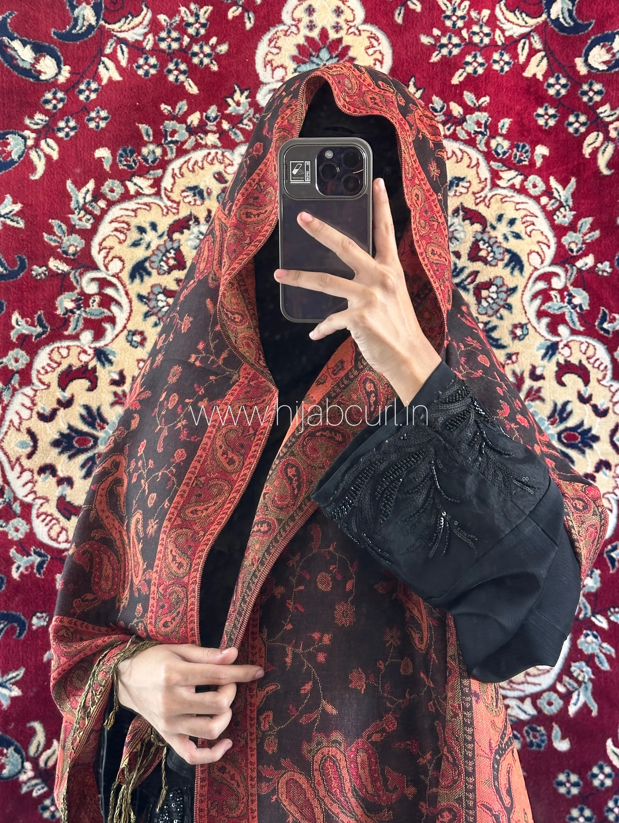 Luxury pashmina shawl - Image 3