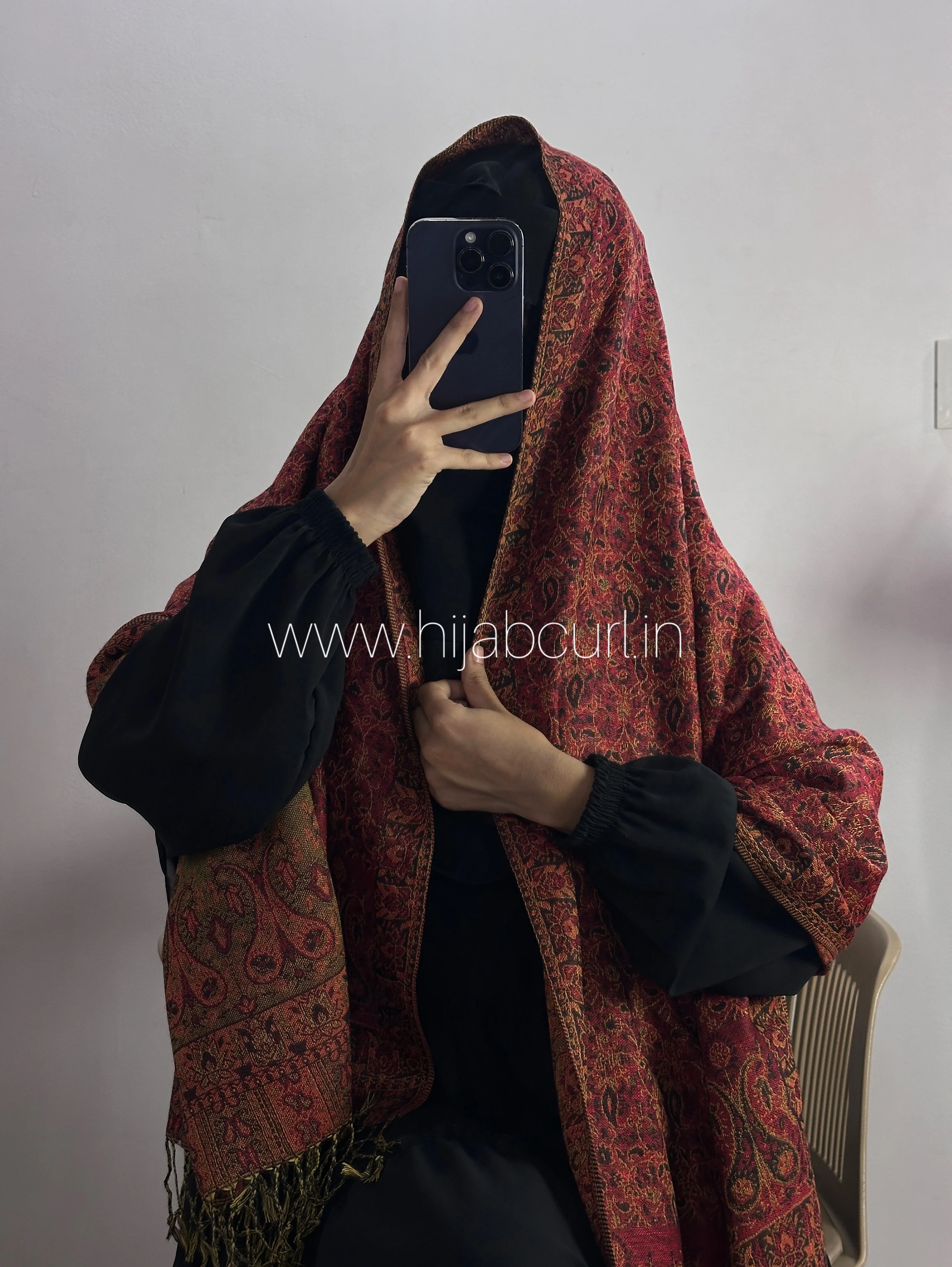 Luxury pashmina shawl - Image 3