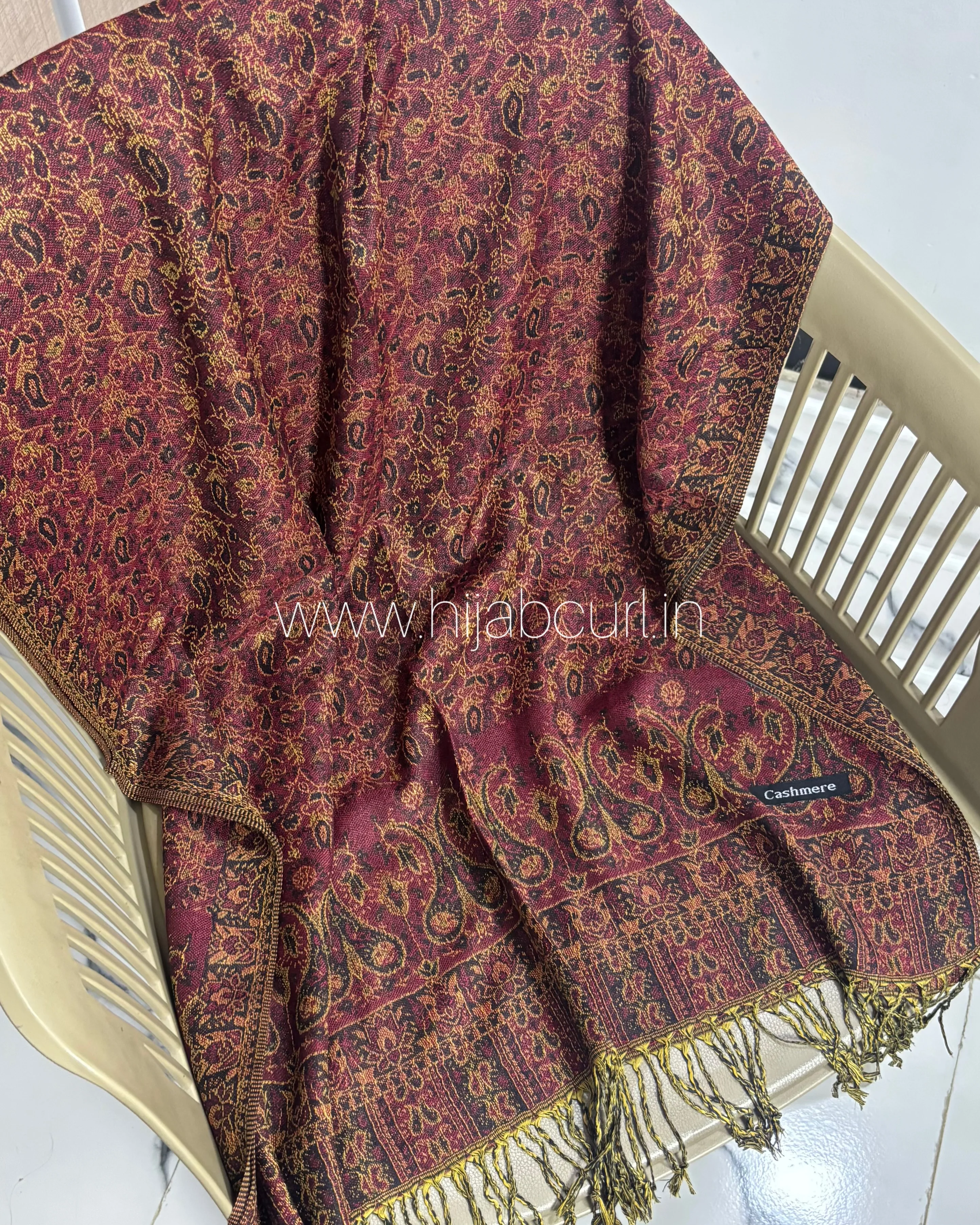 Luxury pashmina shawl - Image 4