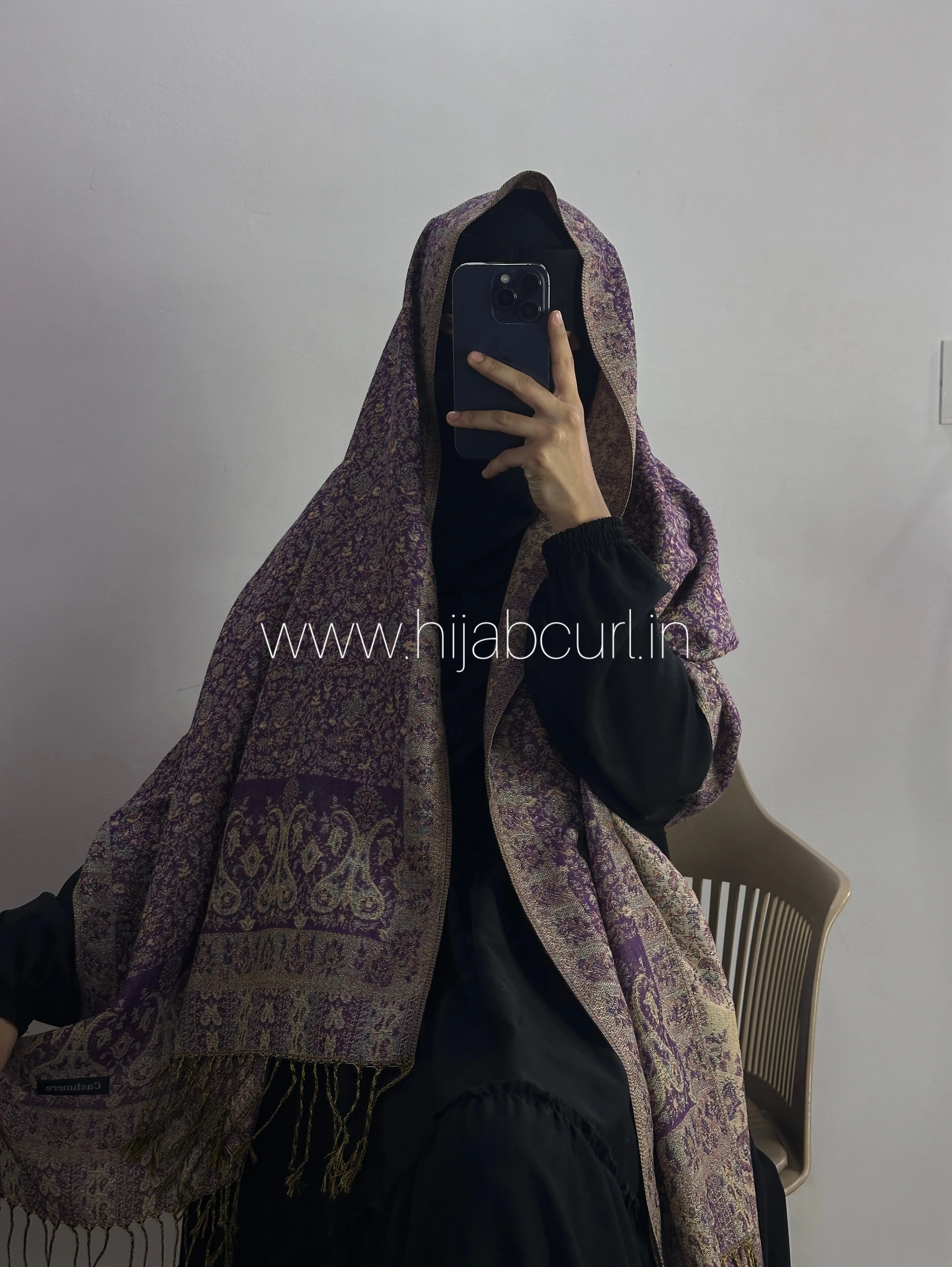 Luxury pashmina shawl - Image 4