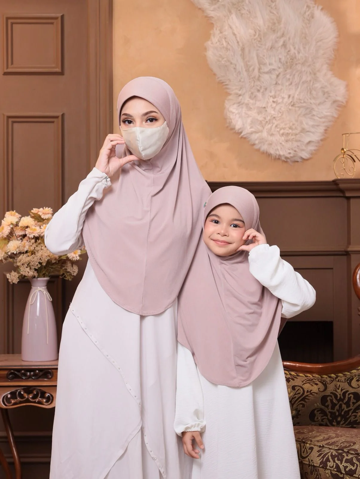 Malaysian Instant Hijab - Ribbed Jersey Fabric - Image 6