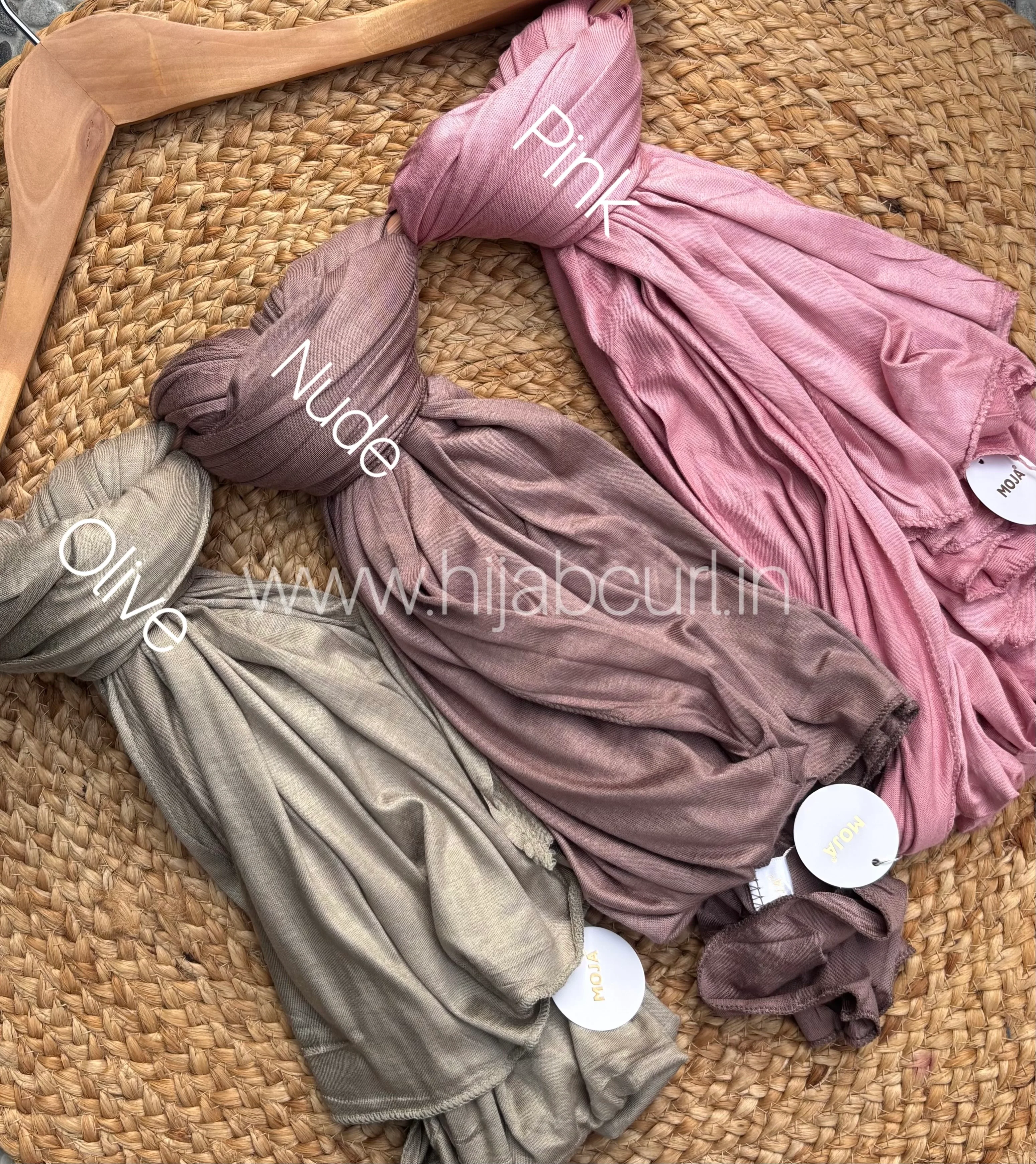 Moja Jersey Hijab - Solid Soft Fabric - Image 3