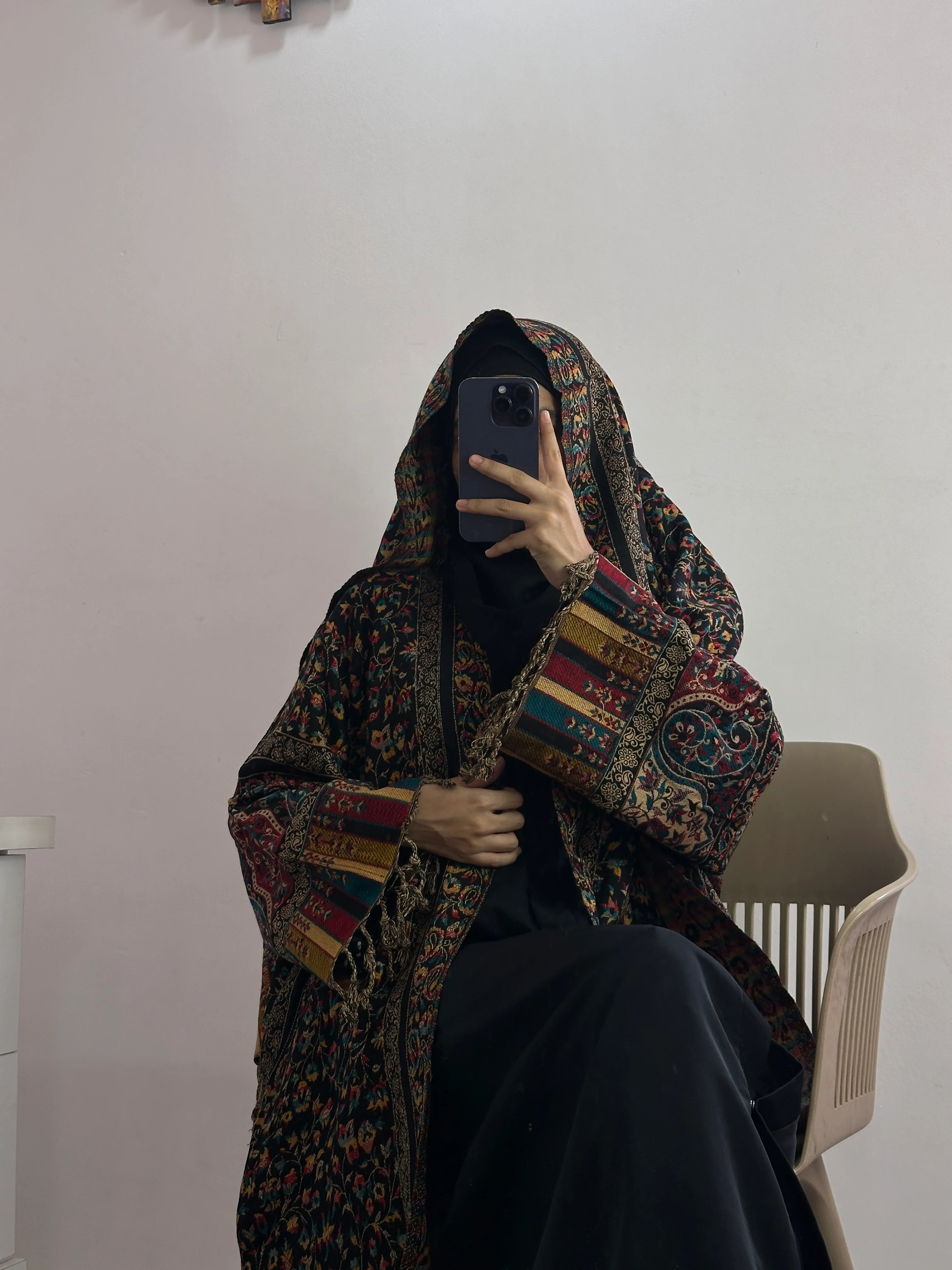 Pashmina Abaya With Shawl - Image 5