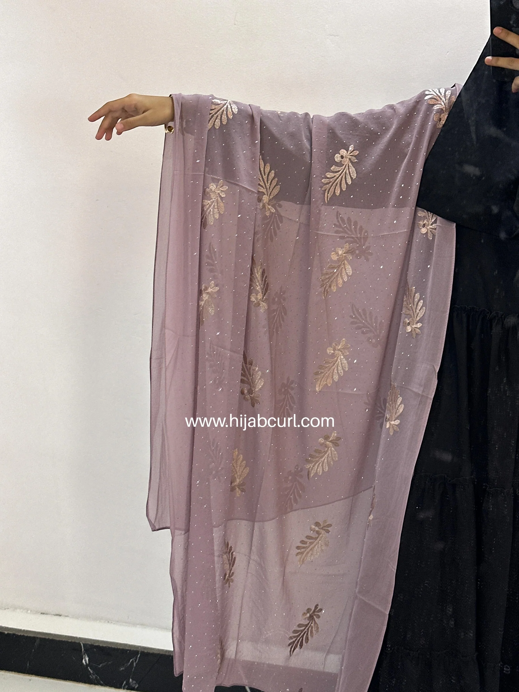 Premium Chiffon Embroidered Hijab - Image 20