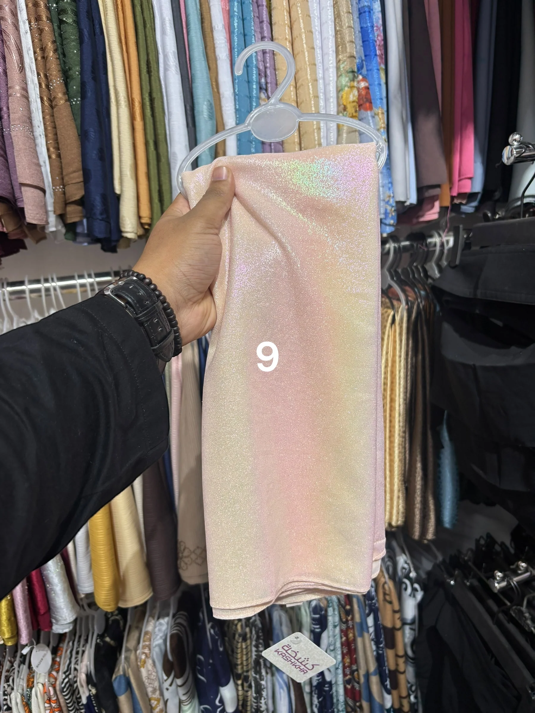 Shimmer Party Wear Hijab - Image 9