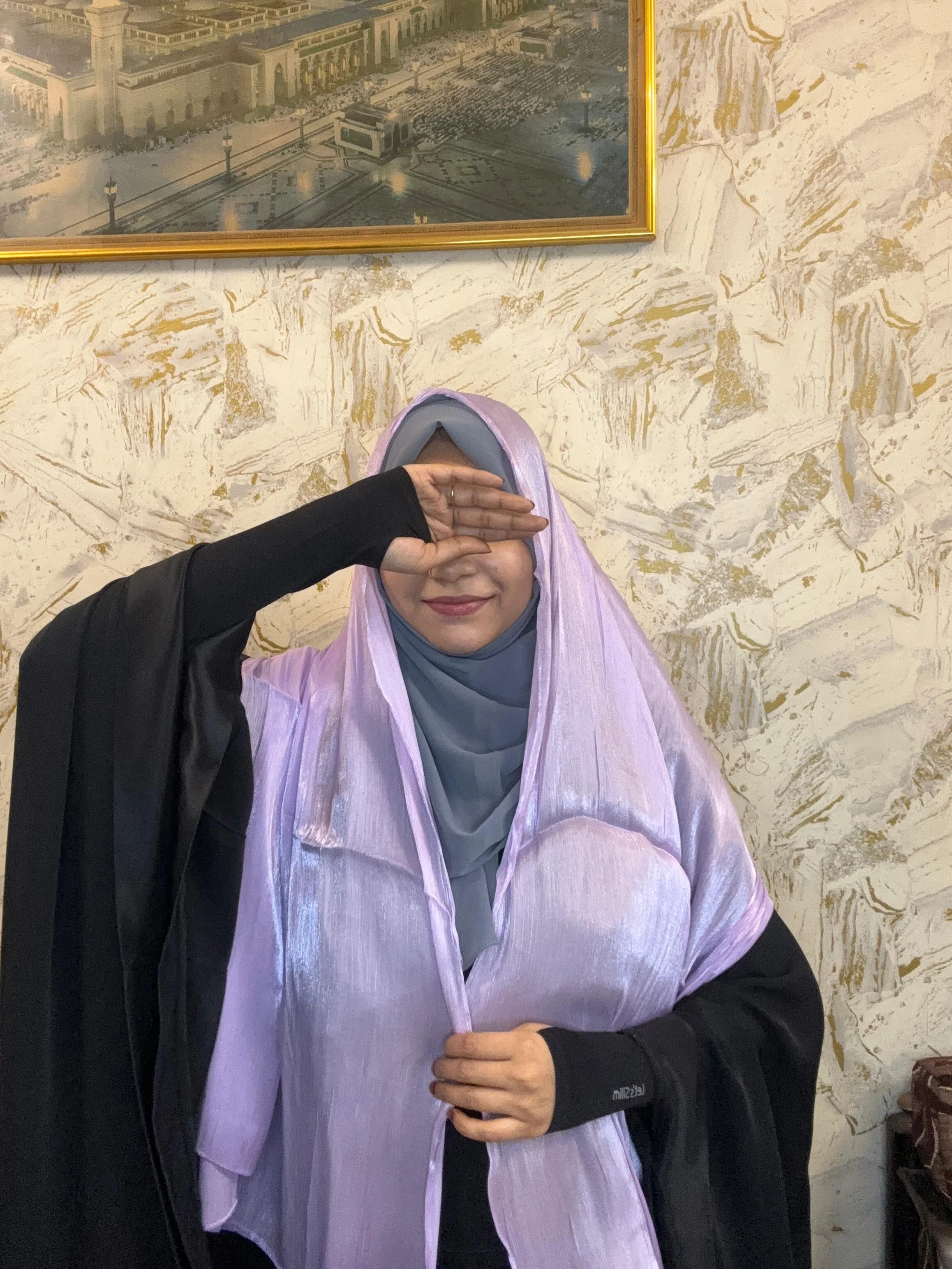 Silk Tissue Organza Hijab - Image 4