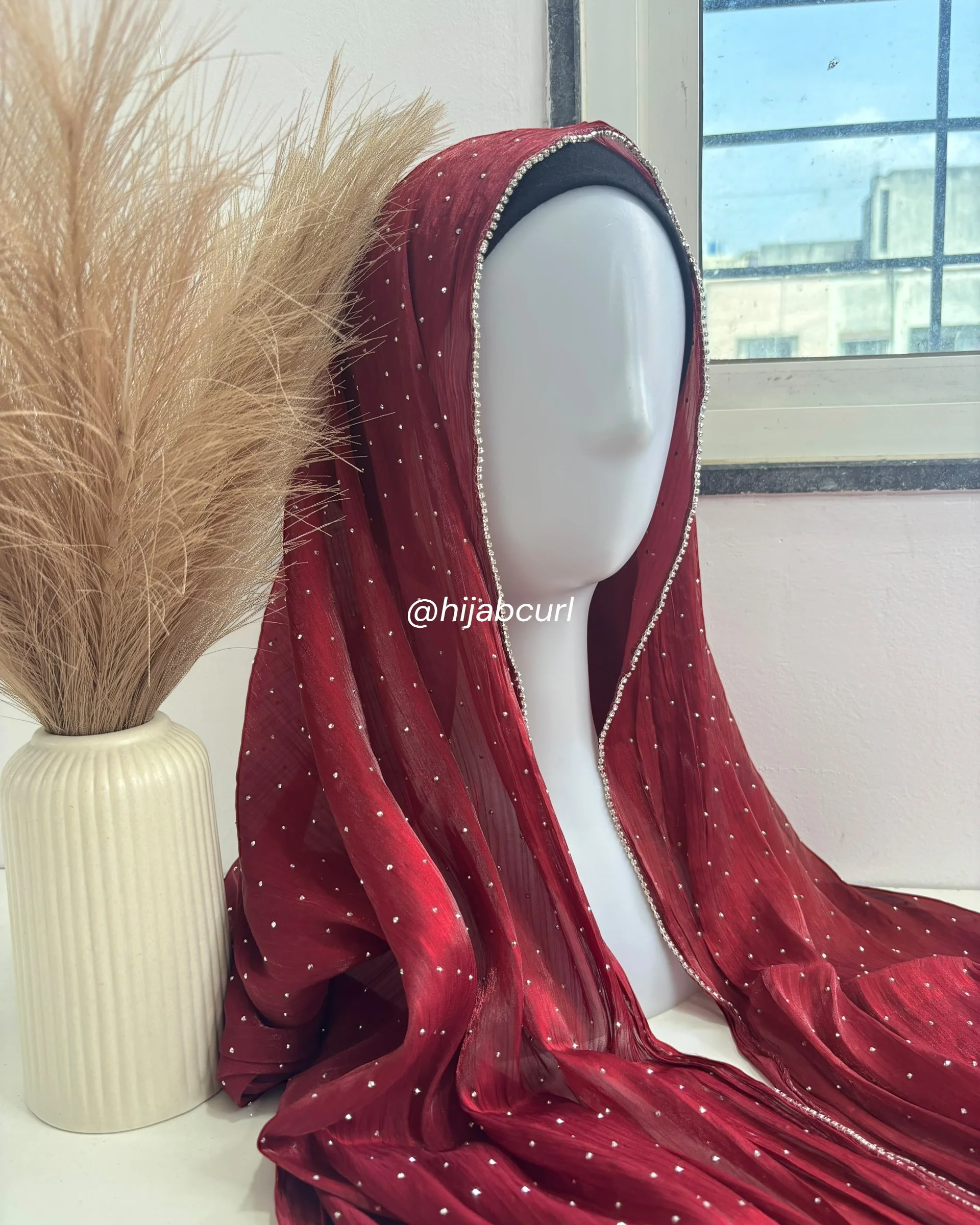 Silk Tissue Organza Hijab - Image 10