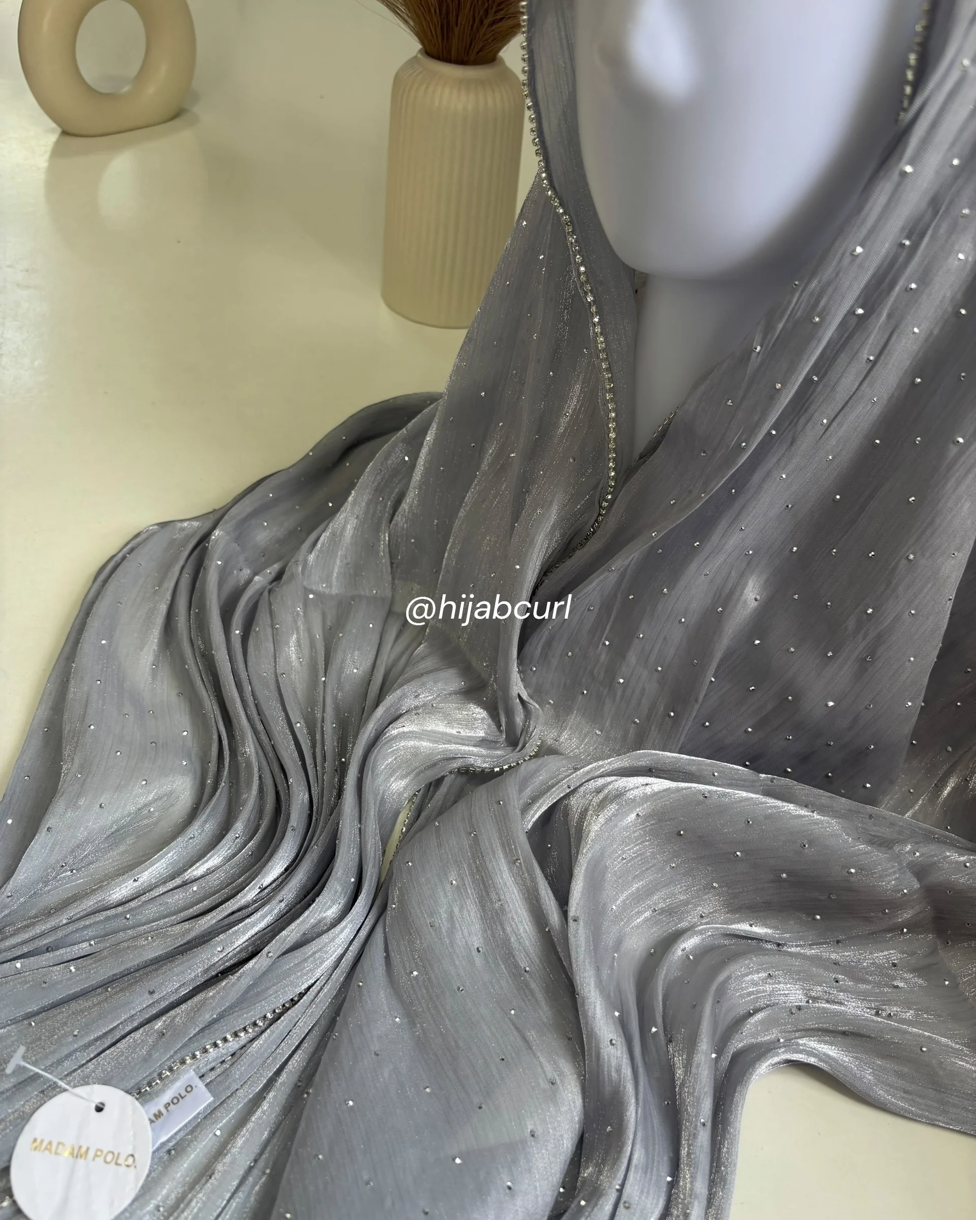 Silk Tissue Organza Hijab - Image 17