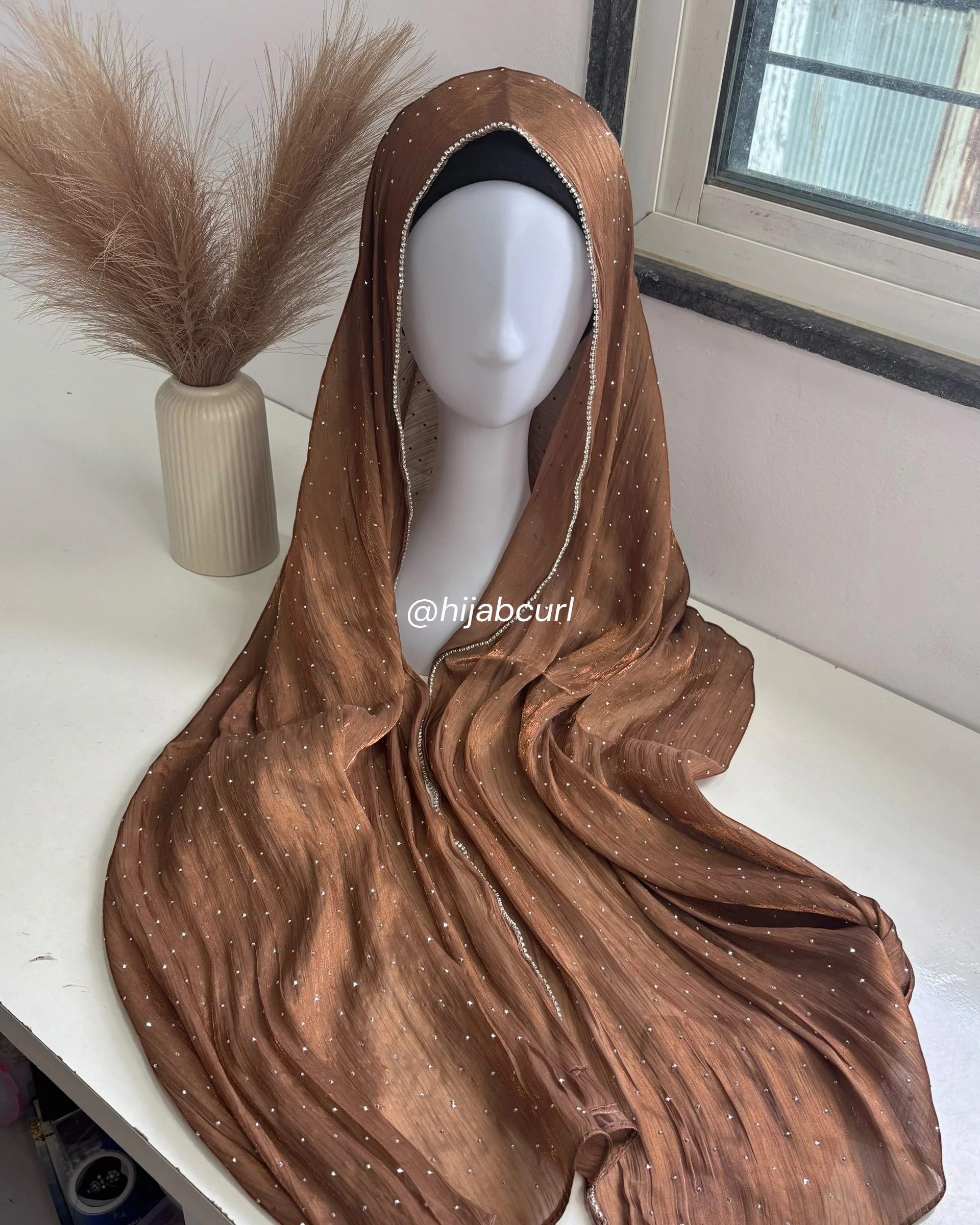 Silk Tissue Organza Hijab - Image 19