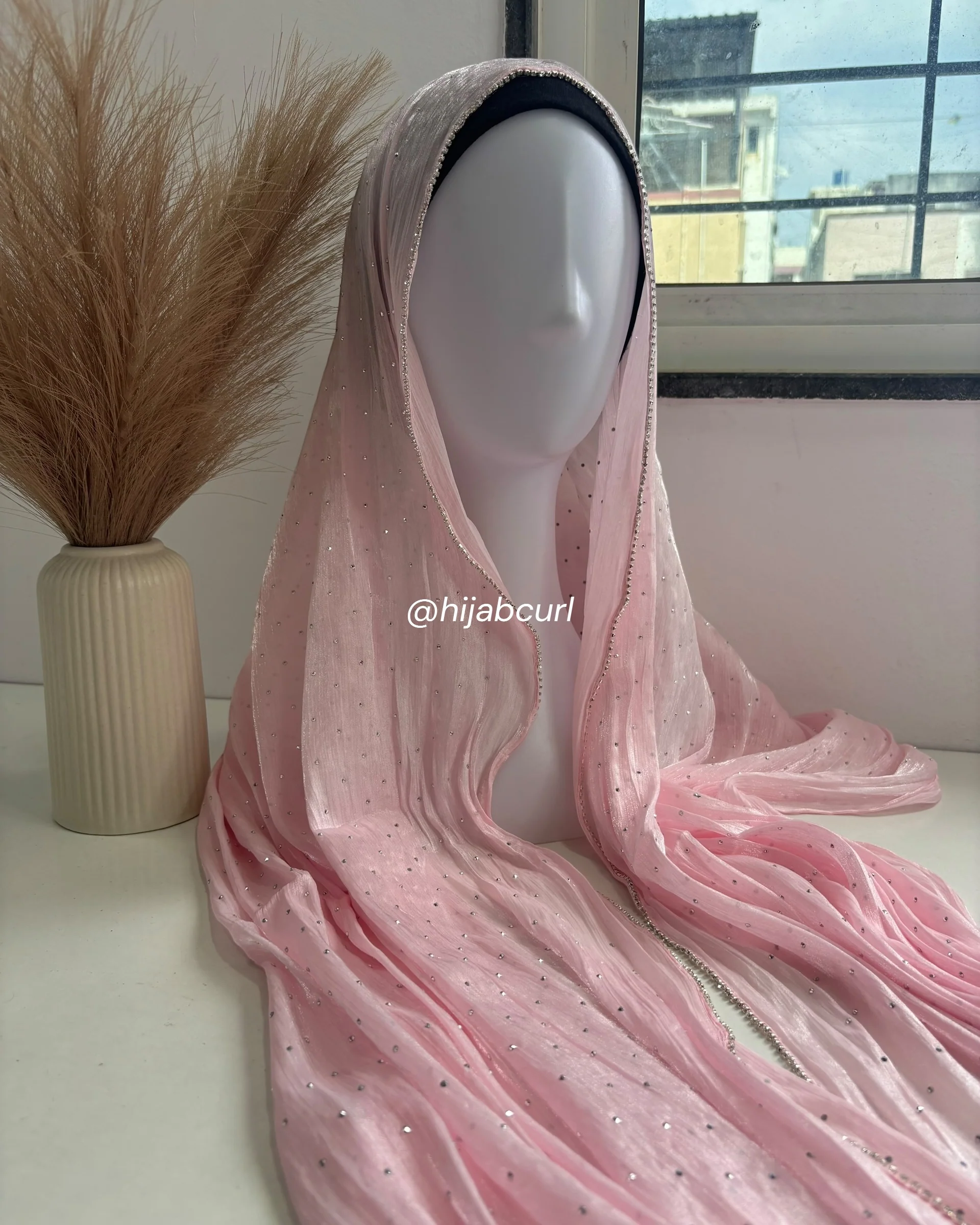 Silk Tissue Organza Hijab - Image 3