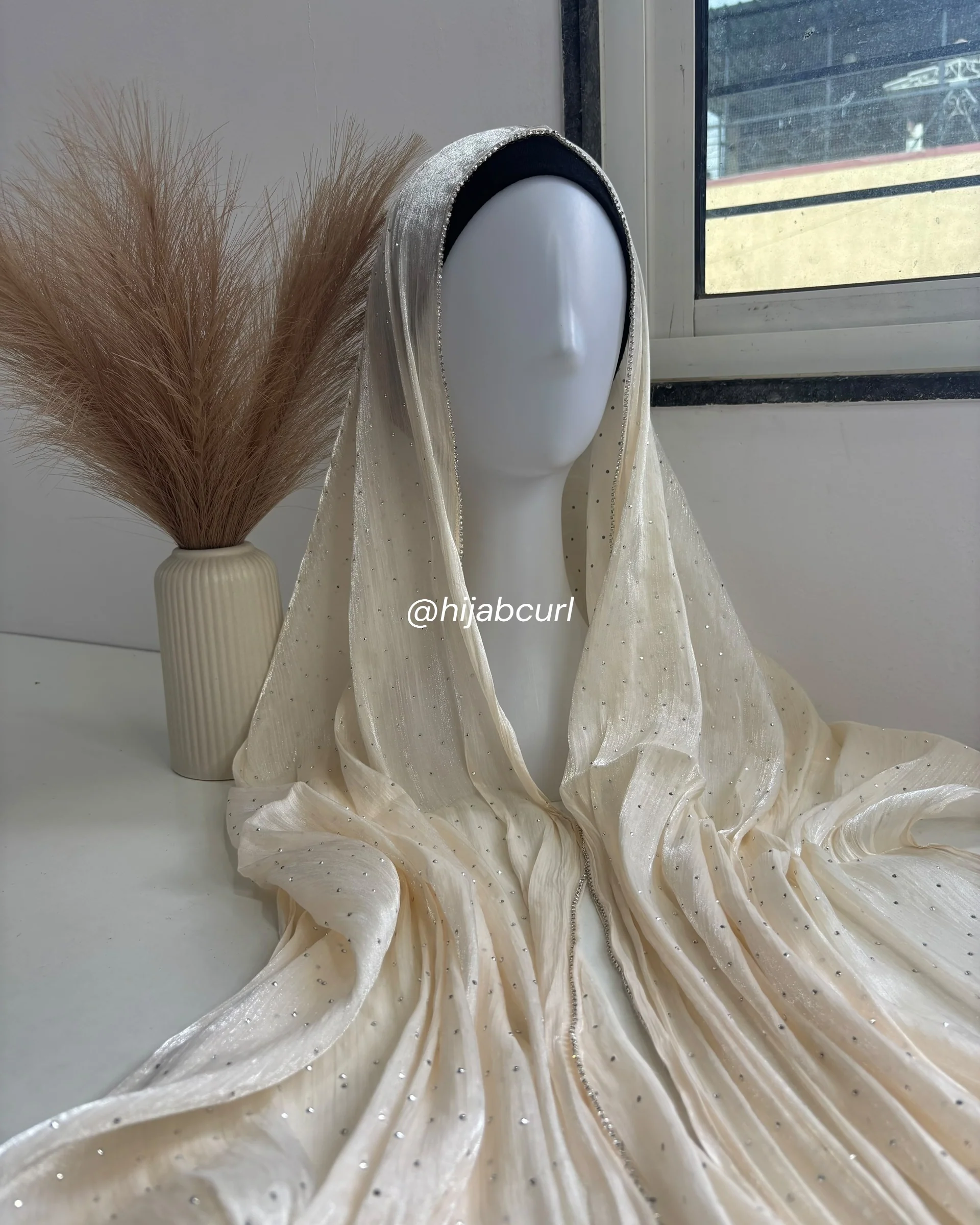 Silk Tissue Organza Hijab - Image 33