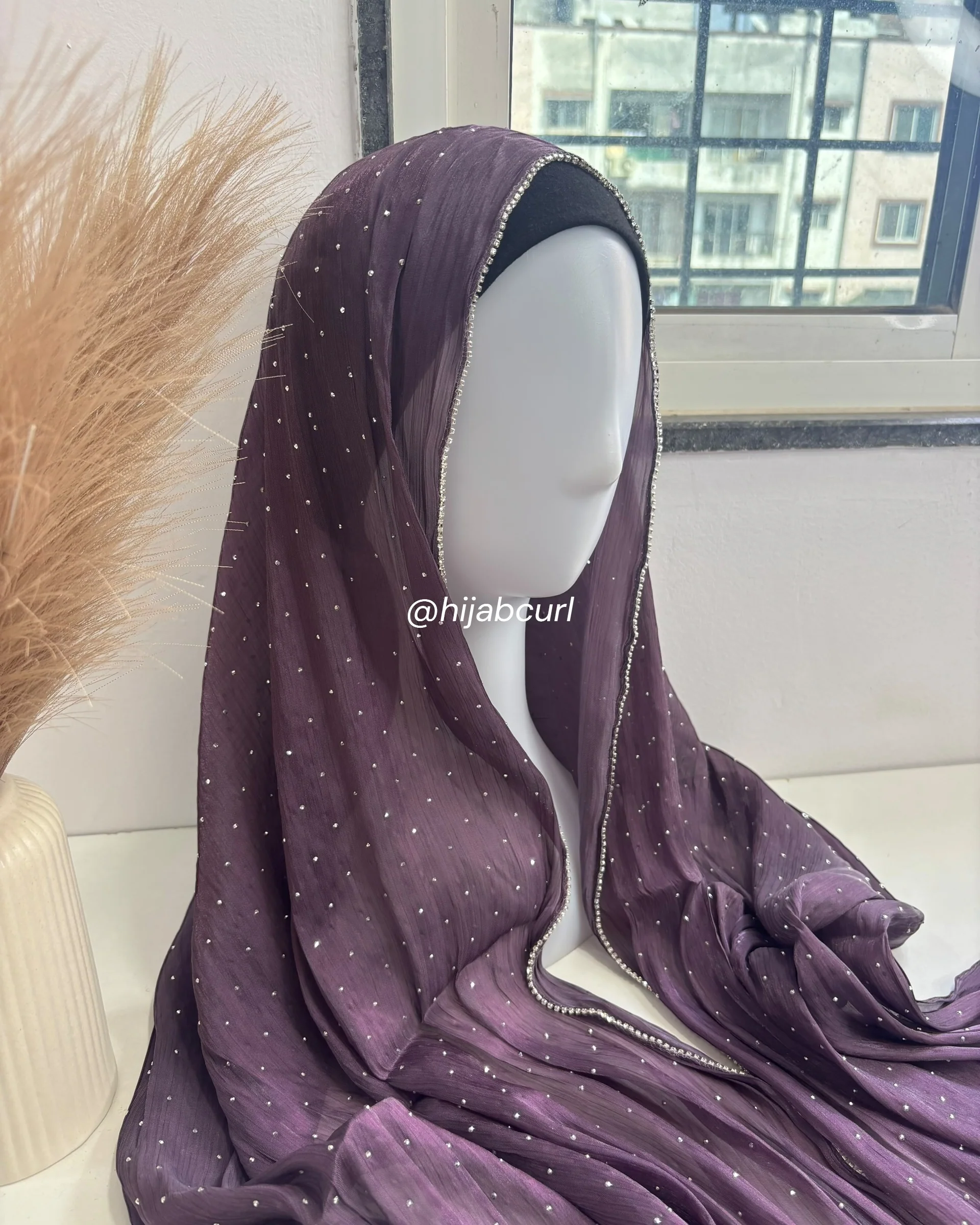 Silk Tissue Organza Hijab - Image 36