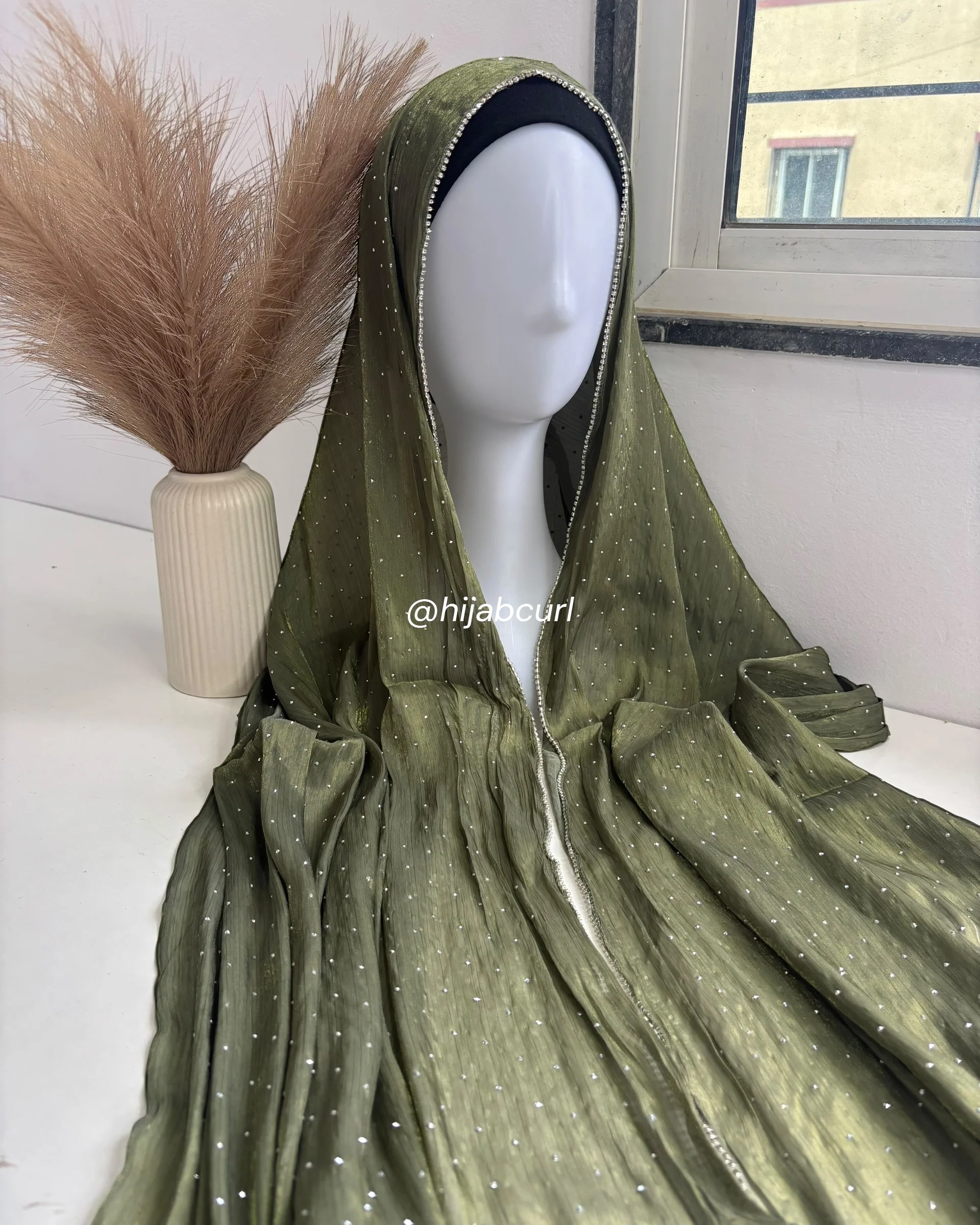 Silk Tissue Organza Hijab - Image 4