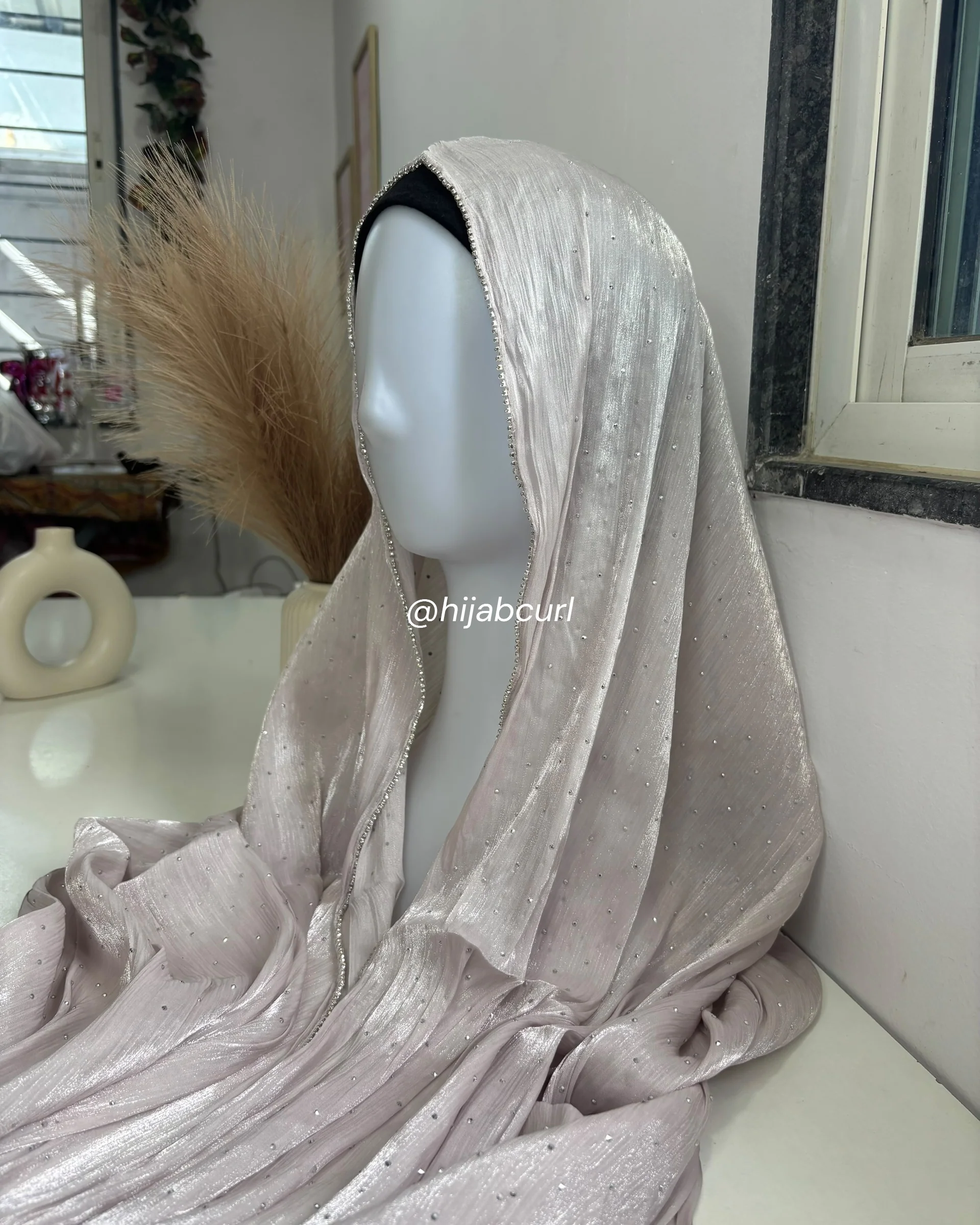 Silk Tissue Organza Hijab - Image 40