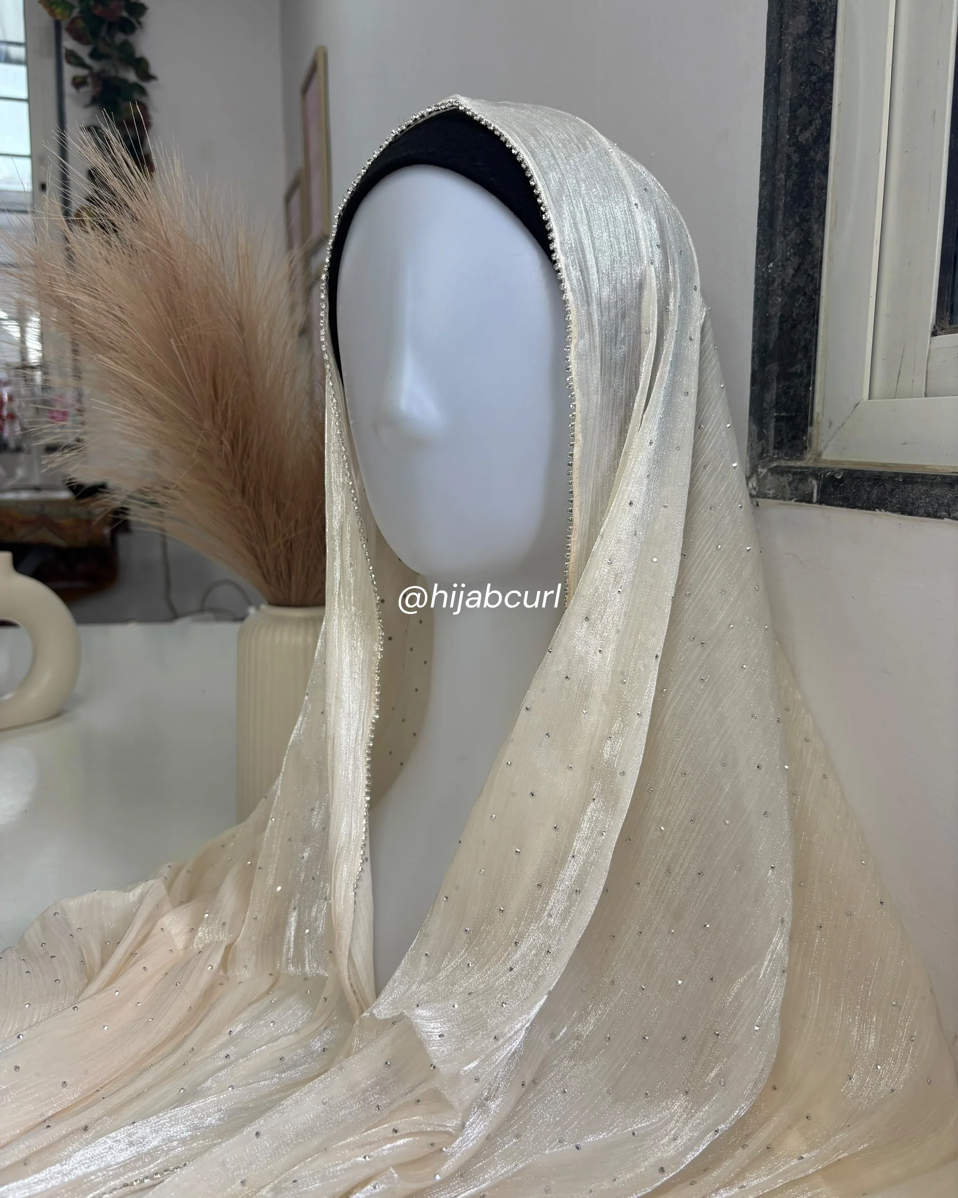 Silk Tissue Organza Hijab - Image 7