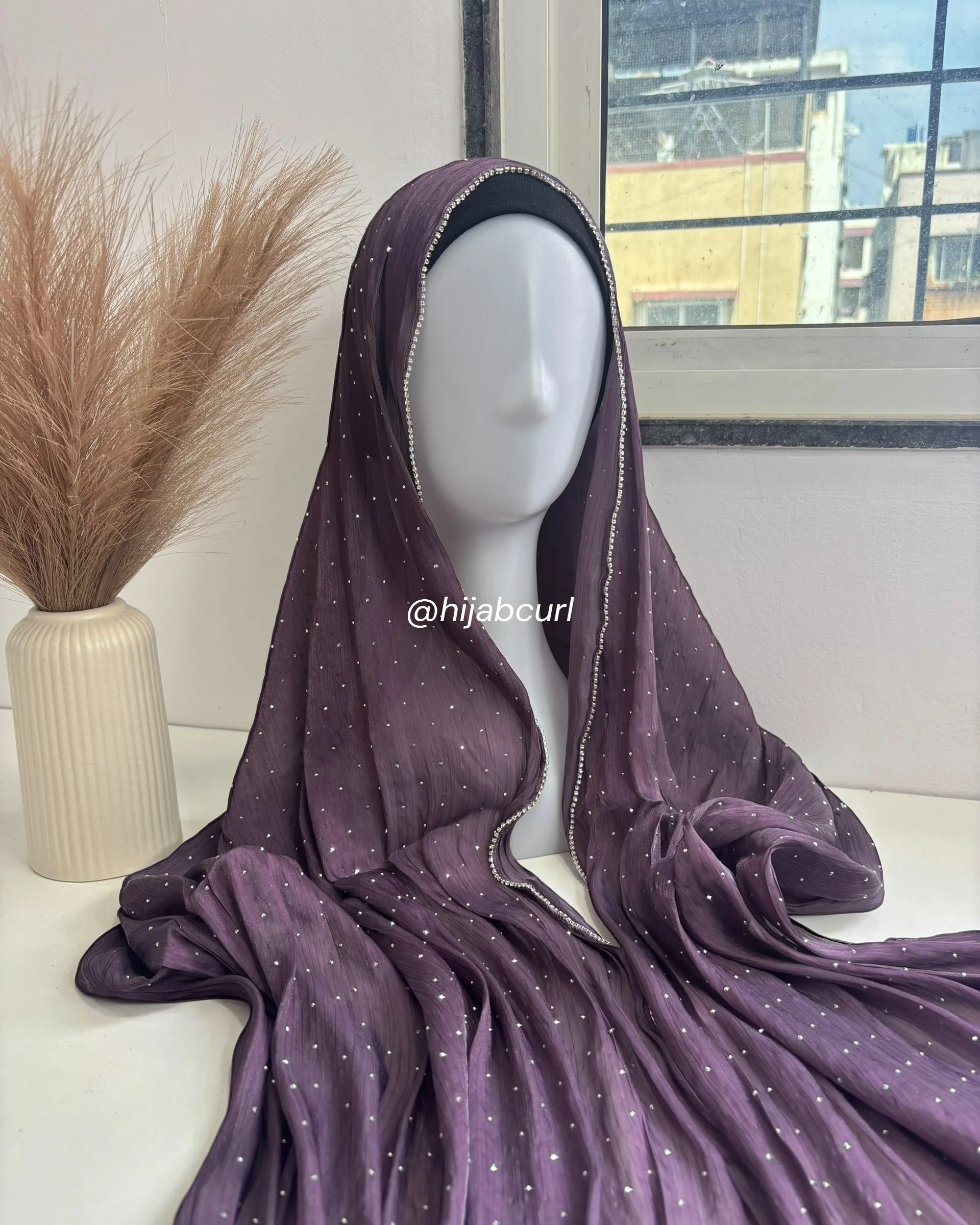 Silk Tissue Organza Hijab - Image 8